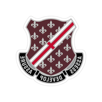 Dental Health Activity Fort Polk (U.S. Army) REVERSE PRINT Transparent Die-Cut STICKER 3 Inch Die-Cut Transparent - The Sticker Space