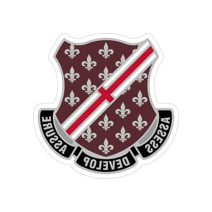 Dental Health Activity Fort Polk (U.S. Army) REVERSE PRINT Transparent Die-Cut STICKER - The Sticker Space