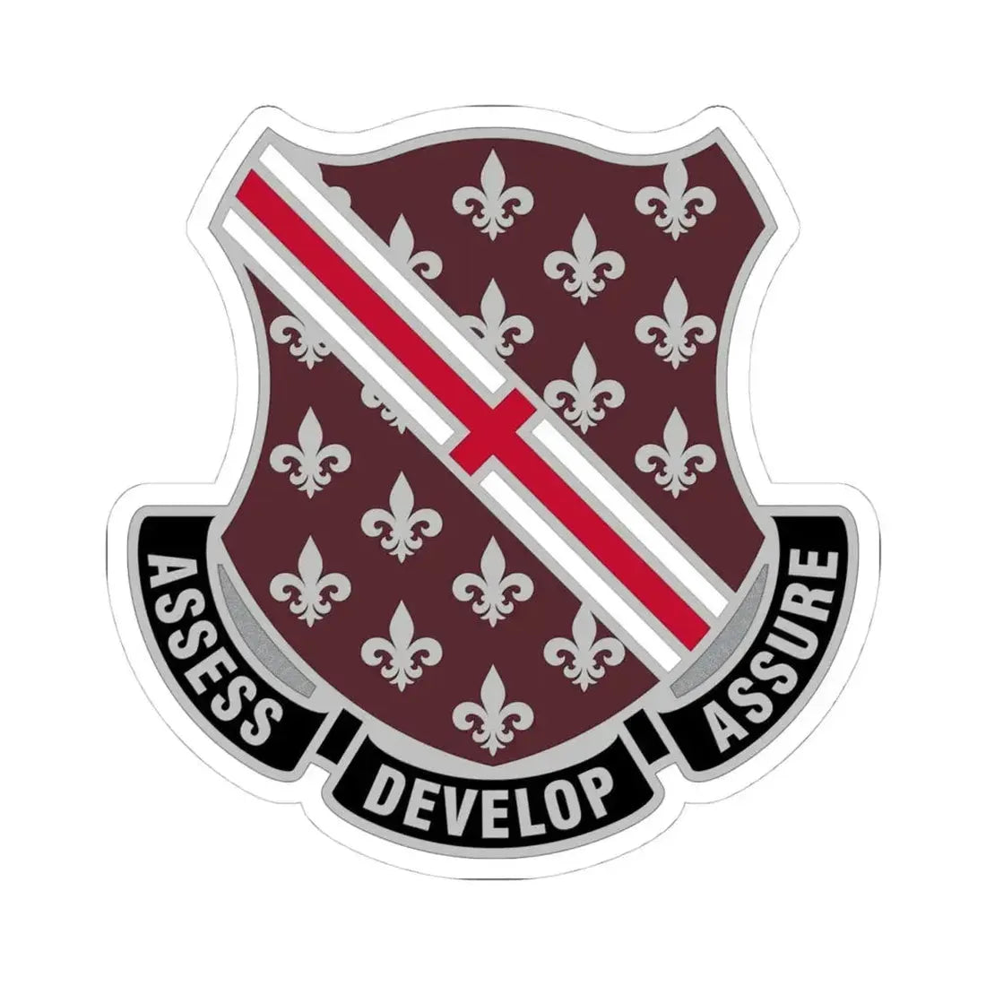 Dental Health Activity Fort Polk (U.S. Army) STICKER Vinyl Kiss-Cut Decal 4 Inch White - The Sticker Space