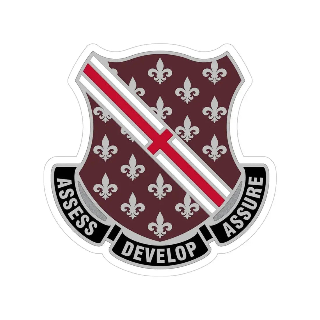 Dental Health Activity Fort Polk (U.S. Army) Transparent STICKER Die-Cut Vinyl Decal 4 Inch - The Sticker Space