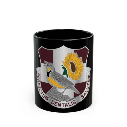 Dental Health Activity Fort Riley (U.S. Army) Black Coffee Mug-11oz-The Sticker Space