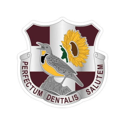 Dental Health Activity Fort Riley (U.S. Army) Transparent STICKER Die-Cut Vinyl Decal 2 Inch - The Sticker Space