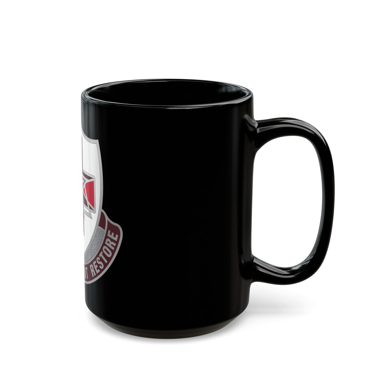 Dental Health Activity Fort Sam Houston (U.S. Army) Black Coffee Mug-The Sticker Space