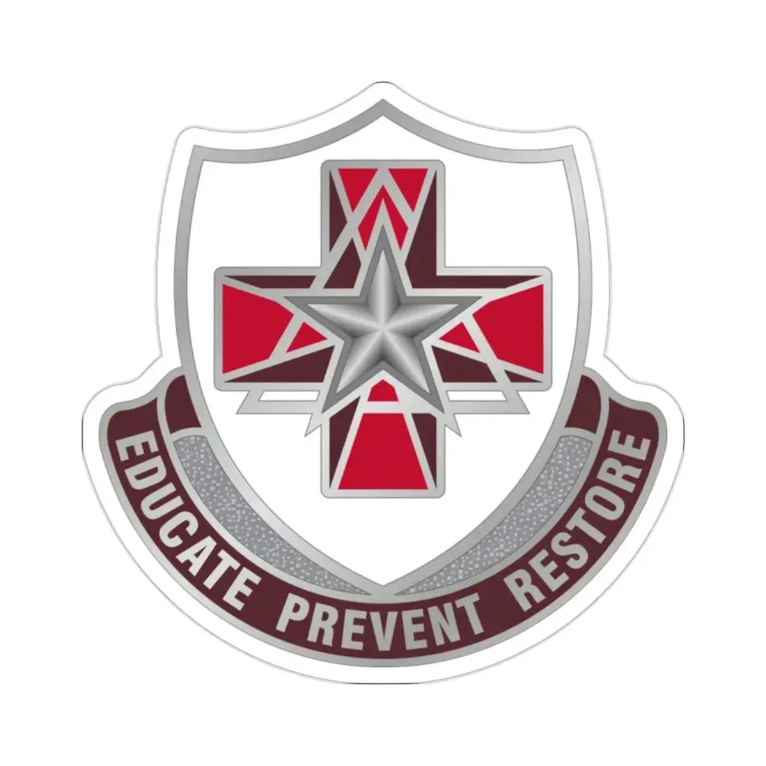 Dental Health Activity Fort Sam Houston (U.S. Army) STICKER Vinyl Die-Cut Decal 2 Inch - The Sticker Space