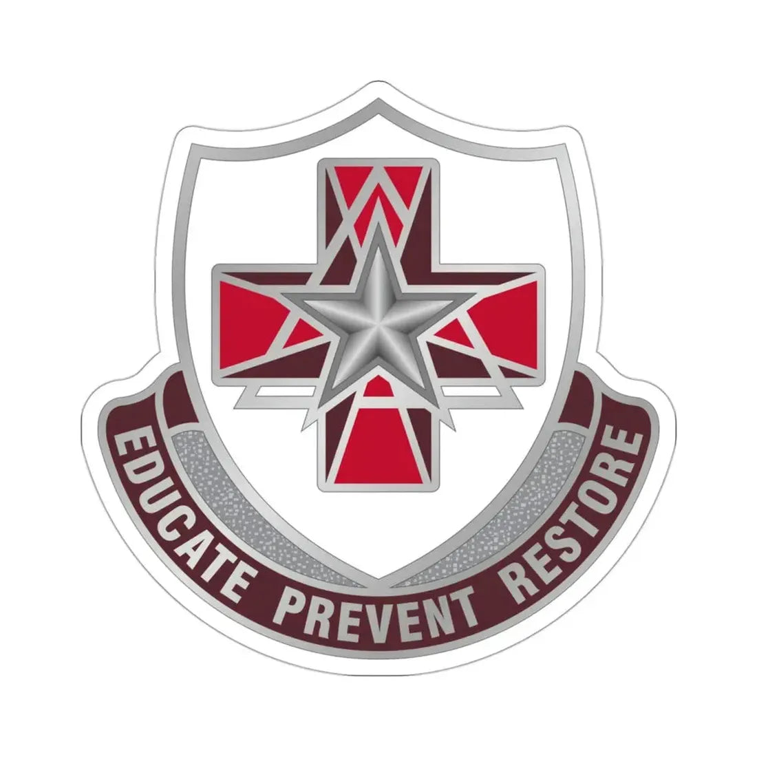 Dental Health Activity Fort Sam Houston (U.S. Army) STICKER Vinyl Die-Cut Decal 3 Inch - The Sticker Space