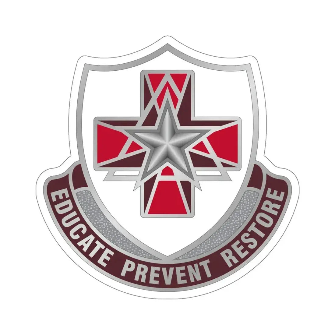 Dental Health Activity Fort Sam Houston (U.S. Army) STICKER Vinyl Die-Cut Decal 5 Inch - The Sticker Space