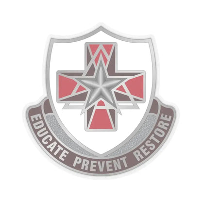 Dental Health Activity Fort Sam Houston (U.S. Army) STICKER Vinyl Kiss-Cut Decal 4 Inch Transparent - The Sticker Space