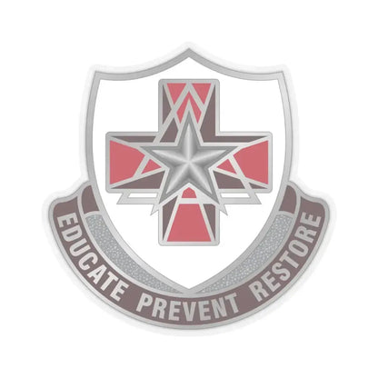 Dental Health Activity Fort Sam Houston (U.S. Army) STICKER Vinyl Kiss-Cut Decal 6 Inch Transparent - The Sticker Space