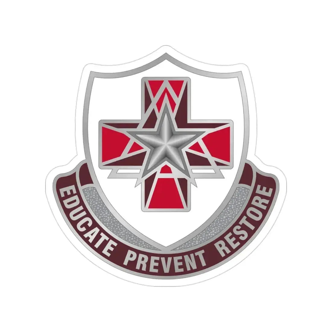 Dental Health Activity Fort Sam Houston (U.S. Army) Transparent STICKER Die-Cut Vinyl Decal 3 Inch - The Sticker Space