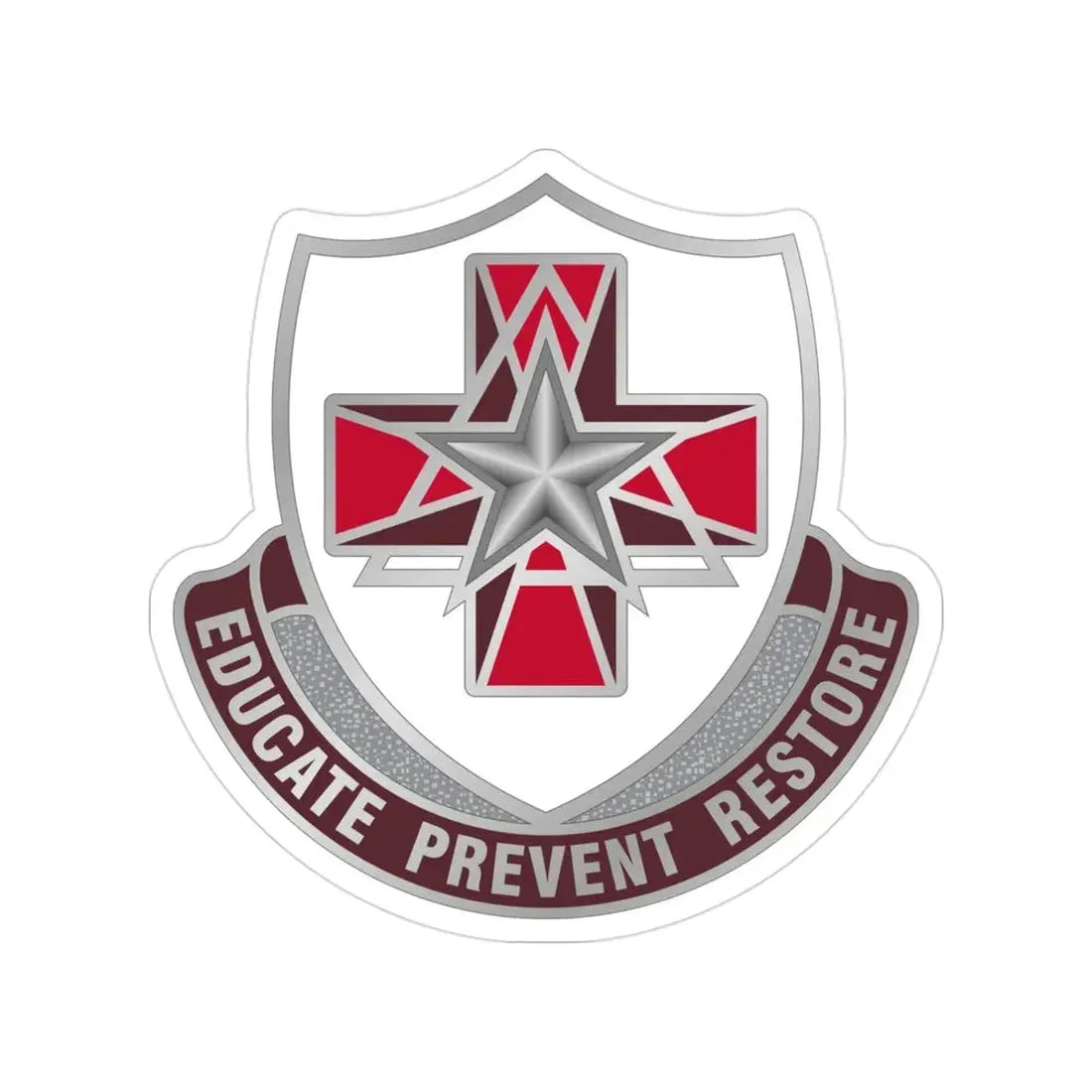 Dental Health Activity Fort Sam Houston (U.S. Army) Transparent STICKER Die-Cut Vinyl Decal 3 Inch - The Sticker Space