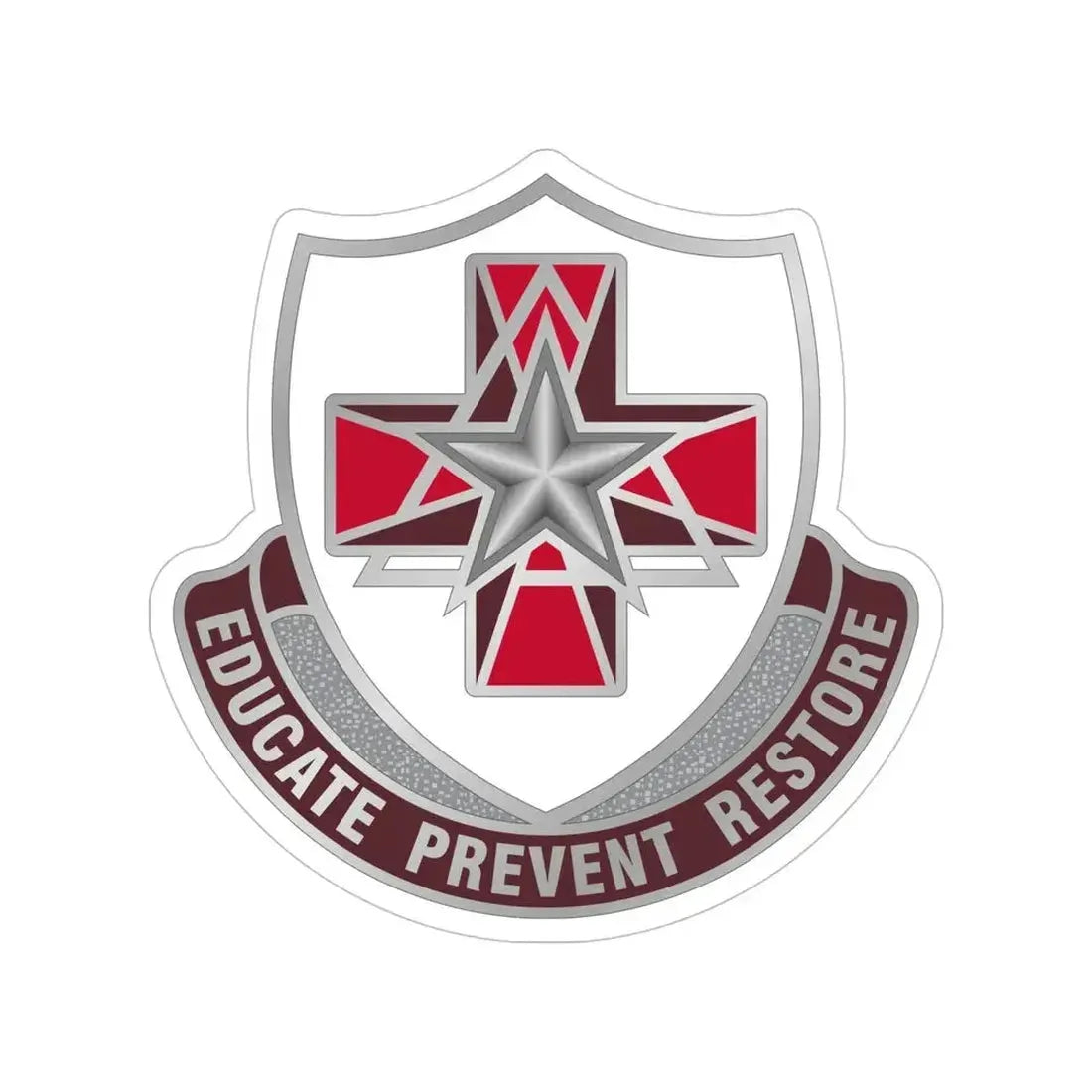 Dental Health Activity Fort Sam Houston (U.S. Army) Transparent STICKER Die-Cut Vinyl Decal - The Sticker Space