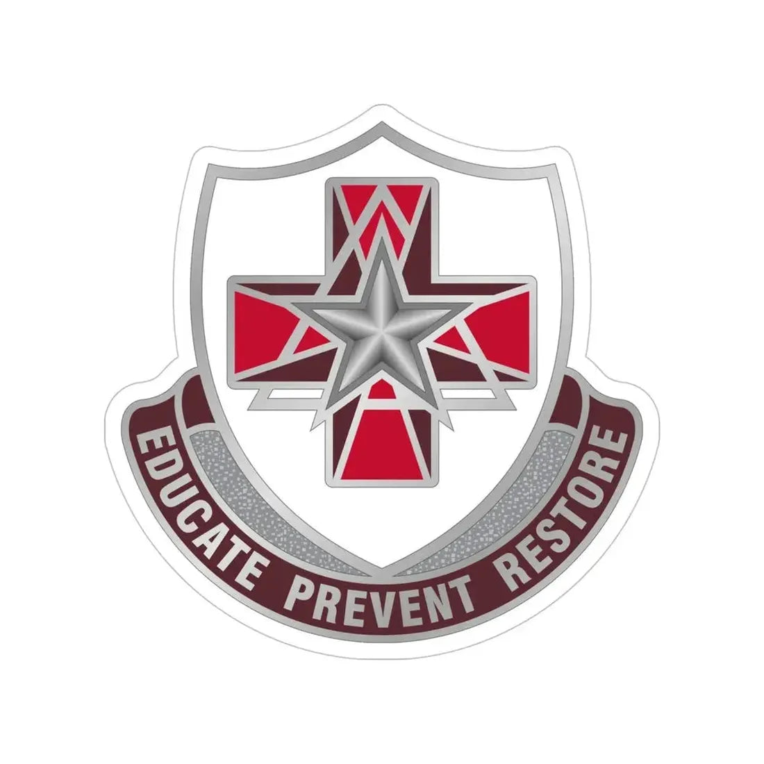 Dental Health Activity Fort Sam Houston (U.S. Army) Transparent STICKER Die-Cut Vinyl Decal - The Sticker Space