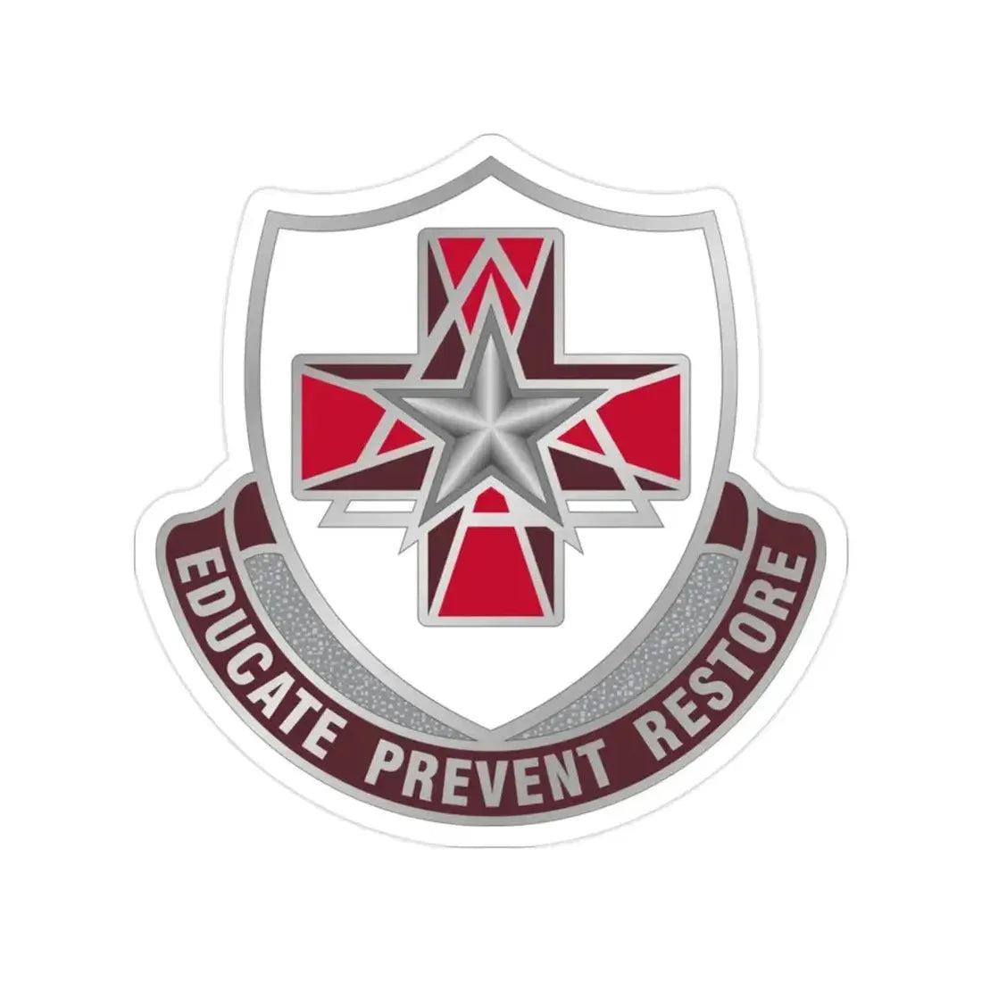 Dental Health Activity Fort Sam Houston (U.S. Army) Transparent STICKER Die-Cut Vinyl Decal - The Sticker Space