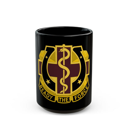 Dental Health Activity Fort Sill 2 (U.S. Army) Black Coffee Mug-15oz-The Sticker Space