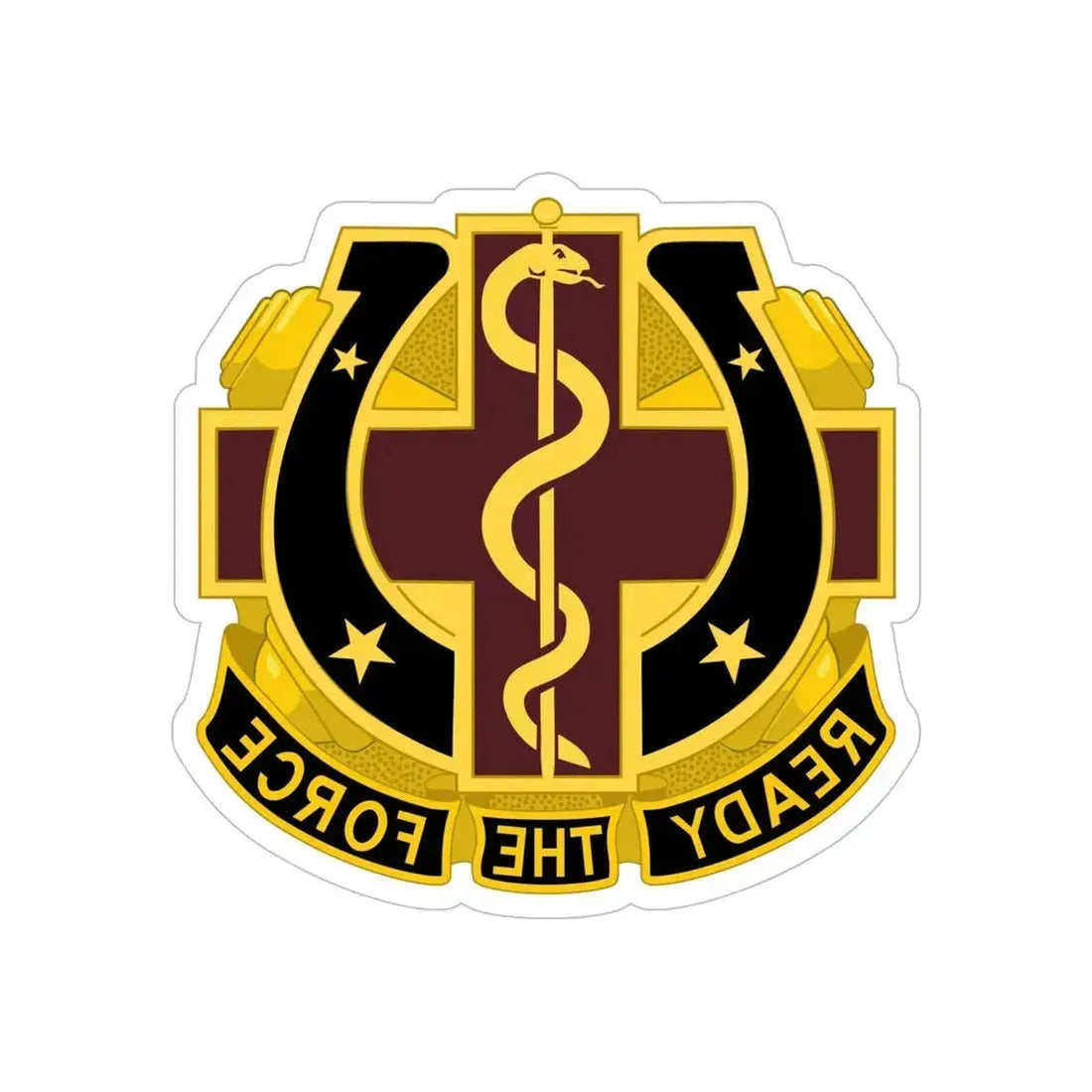 Dental Health Activity Fort Sill 2 (U.S. Army) REVERSE PRINT Transparent Die-Cut STICKER 6 Inch Die-Cut Transparent - The Sticker Space