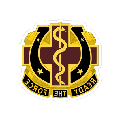 Dental Health Activity Fort Sill 2 (U.S. Army) REVERSE PRINT Transparent Die-Cut STICKER - The Sticker Space