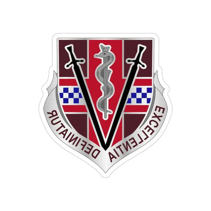 Dental Health Activity Fort Stewart (U.S. Army) REVERSE PRINT Transparent Die-Cut STICKER 5 Inch Die-Cut Transparent - The Sticker Space