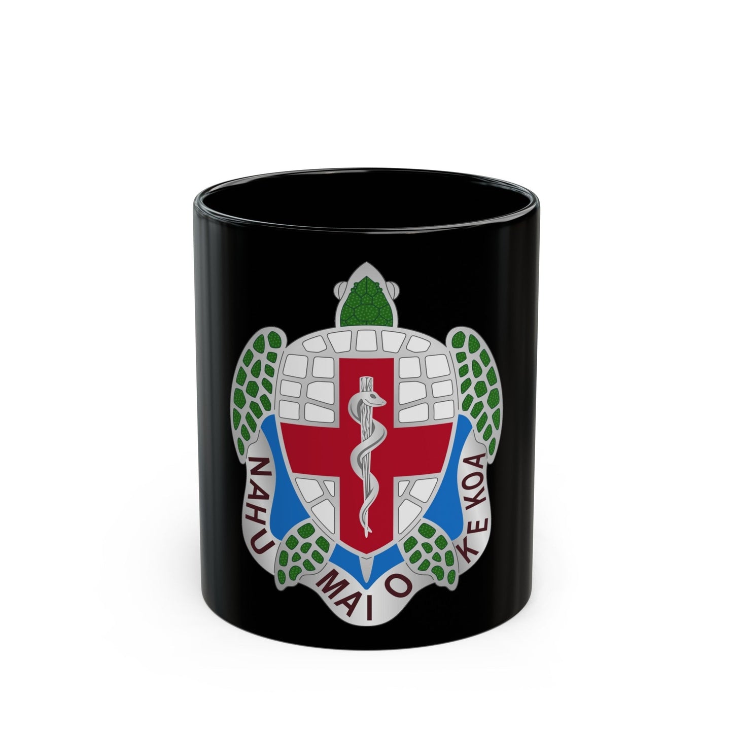 Dental Health Activity Hawaii (U.S. Army) Black Coffee Mug-11oz-The Sticker Space