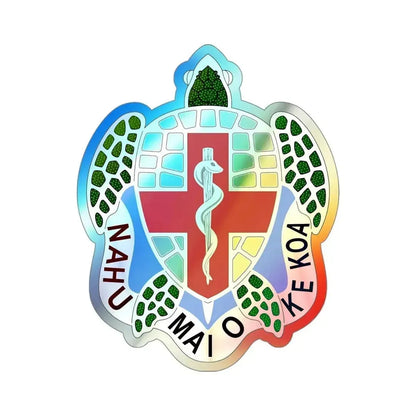 Dental Health Activity Hawaii (U.S. Army) Holographic STICKER Die-Cut Vinyl Decal - The Sticker Space