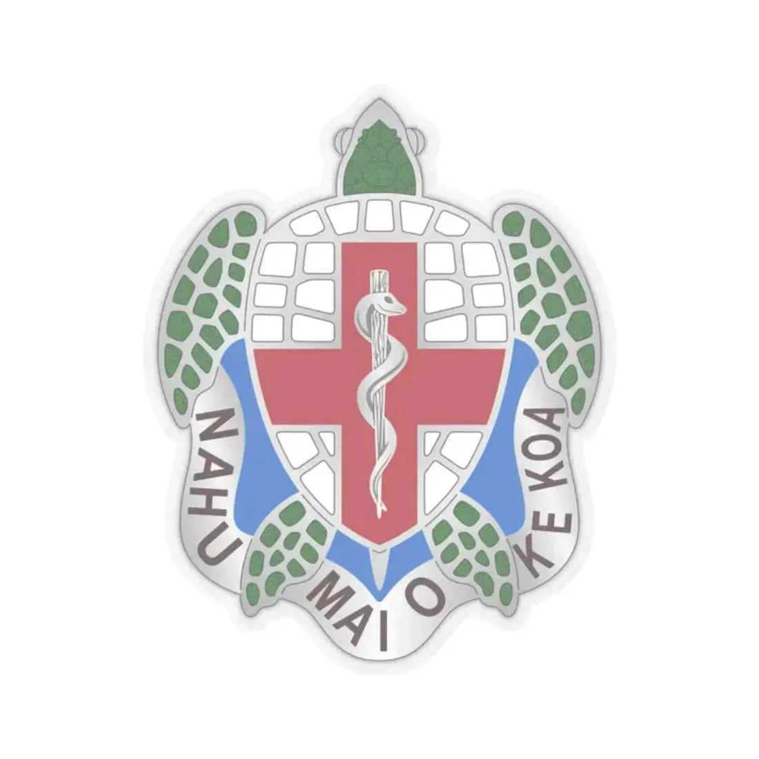 Dental Health Activity Hawaii (U.S. Army) STICKER Vinyl Kiss-Cut Decal 2 Inch Transparent - The Sticker Space