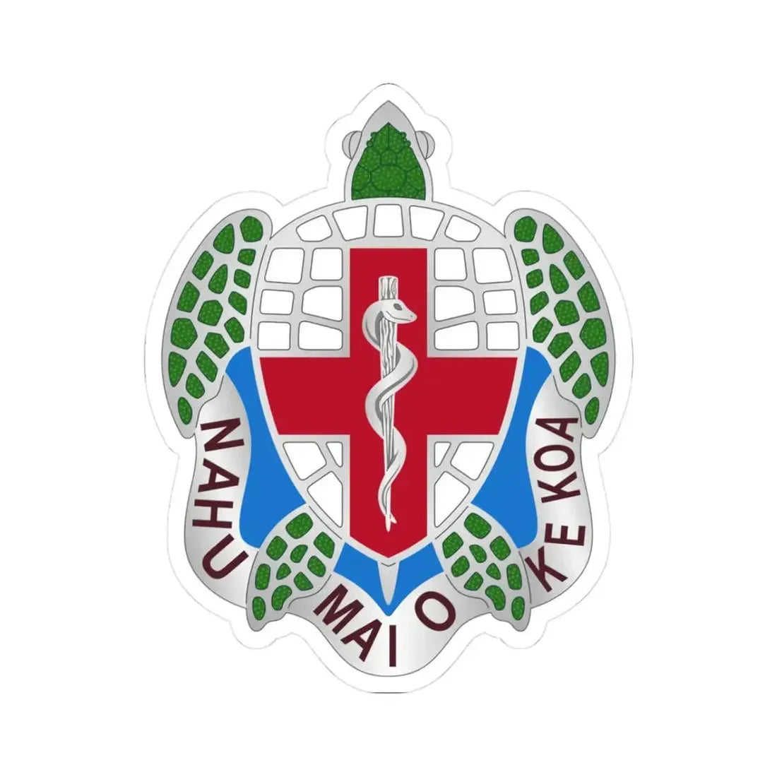 Dental Health Activity Hawaii (U.S. Army) STICKER Vinyl Kiss-Cut Decal 3 Inch White - The Sticker Space