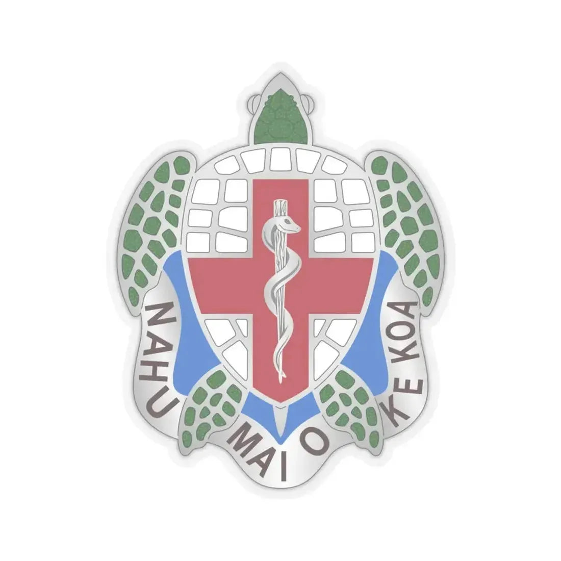 Dental Health Activity Hawaii (U.S. Army) STICKER Vinyl Kiss-Cut Decal 4 Inch Transparent - The Sticker Space