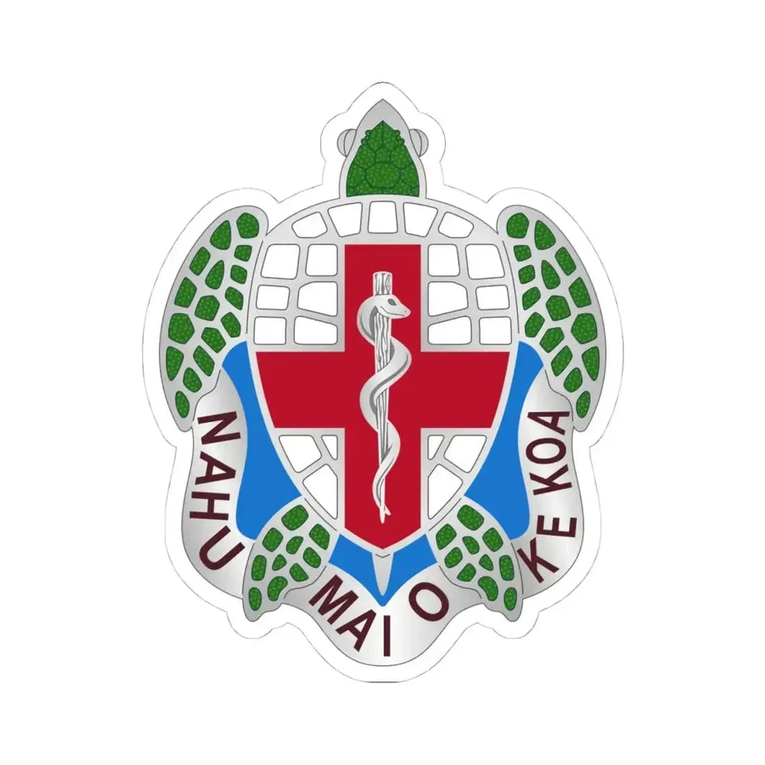 Dental Health Activity Hawaii (U.S. Army) STICKER Vinyl Kiss-Cut Decal 4 Inch White - The Sticker Space