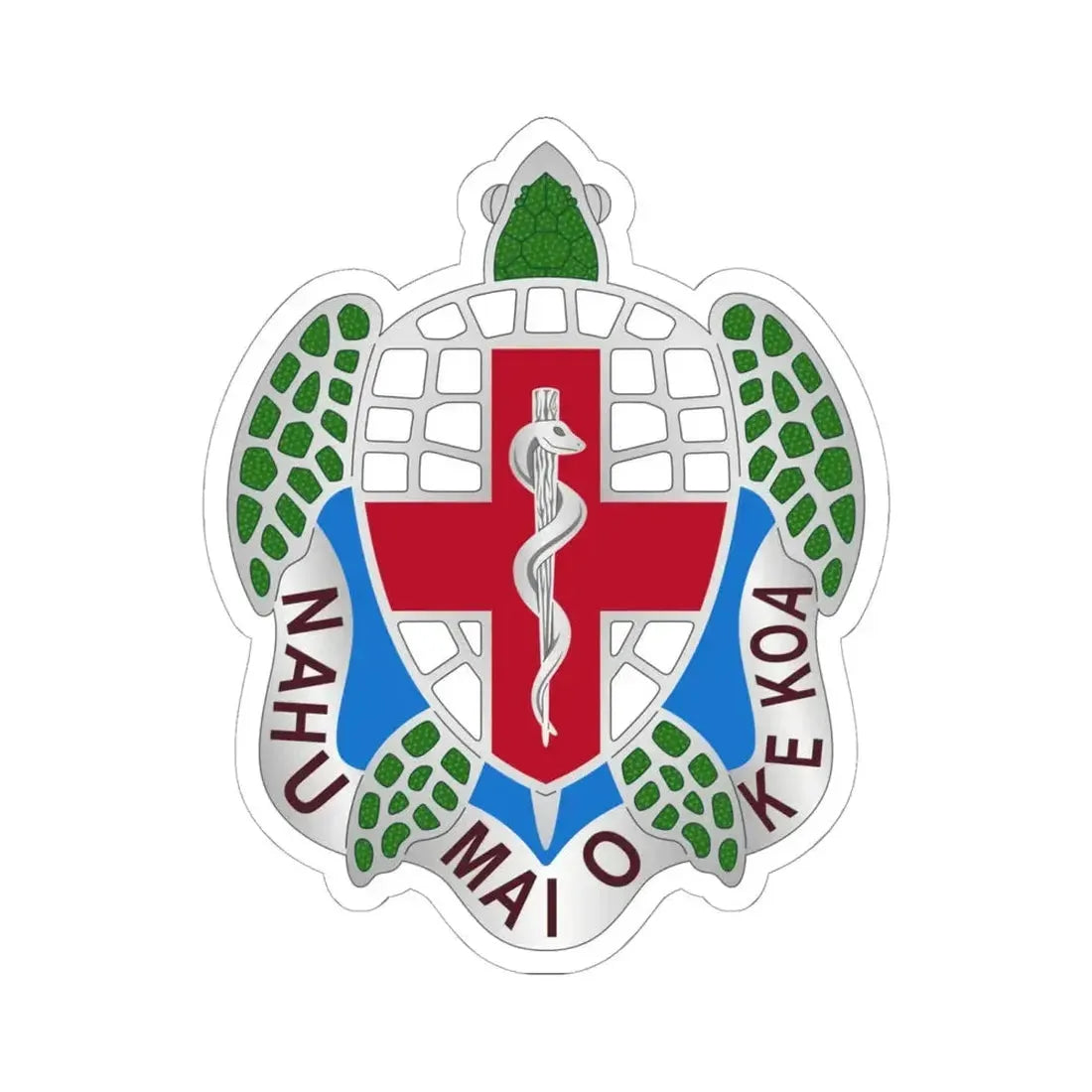 Dental Health Activity Hawaii (U.S. Army) STICKER Vinyl Kiss-Cut Decal 6 Inch White - The Sticker Space