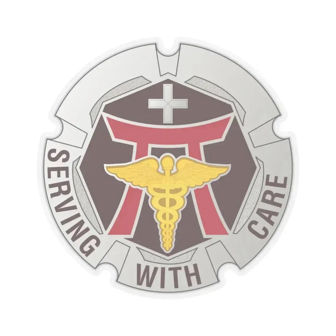 Dental Health Activity Japan (U.S. Army) STICKER Vinyl Kiss-Cut Decal 4 Inch Transparent - The Sticker Space