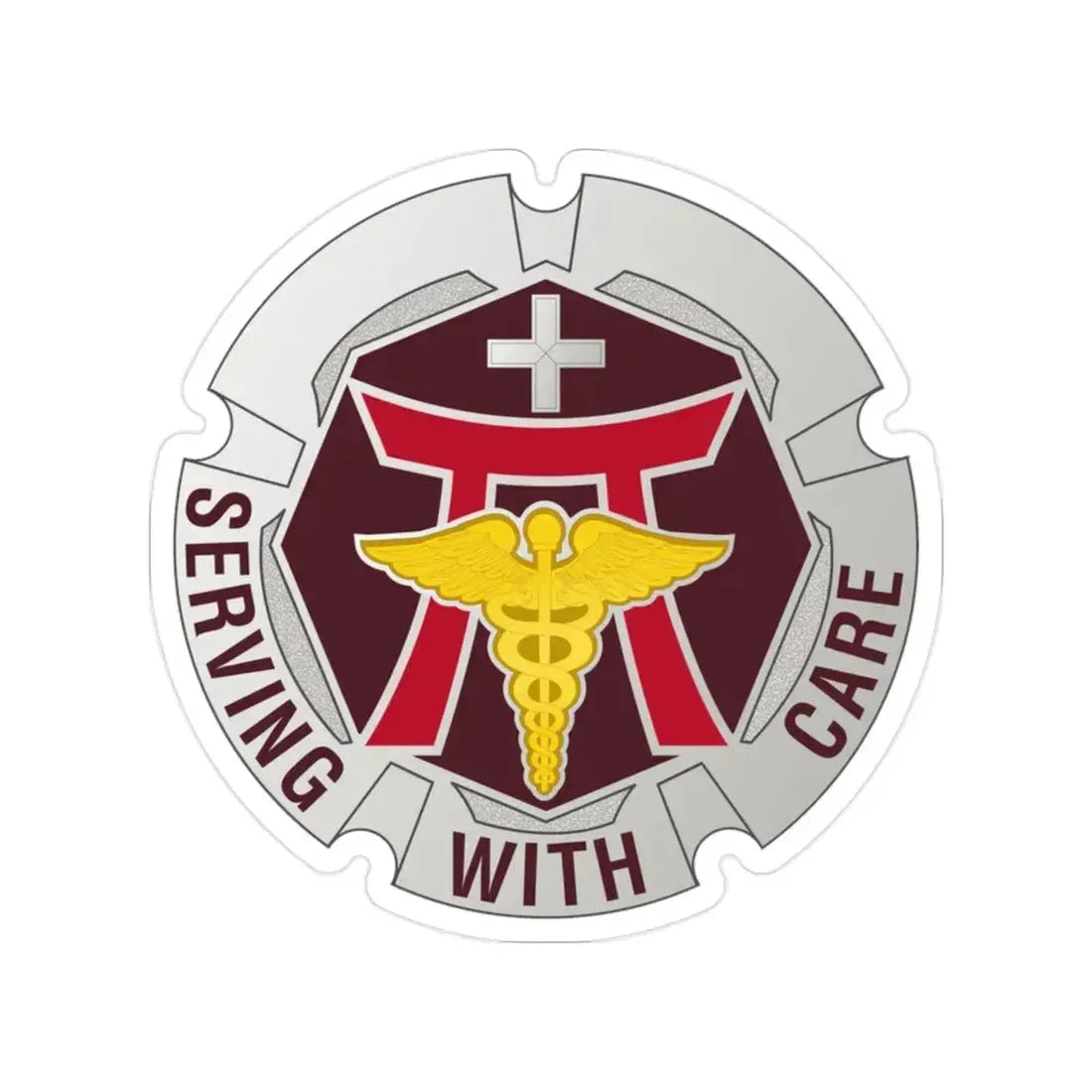 Dental Health Activity Japan (U.S. Army) Transparent STICKER Die-Cut Vinyl Decal 2 Inch - The Sticker Space