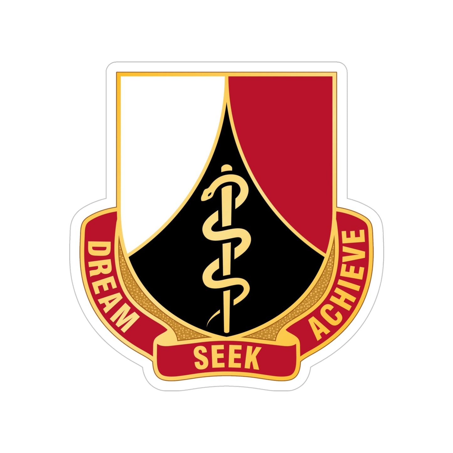 Dental Health Activity Rheinland Pfalz (U.S. Army) Transparent STICKER Die-Cut Vinyl Decal-5 Inch-The Sticker Space