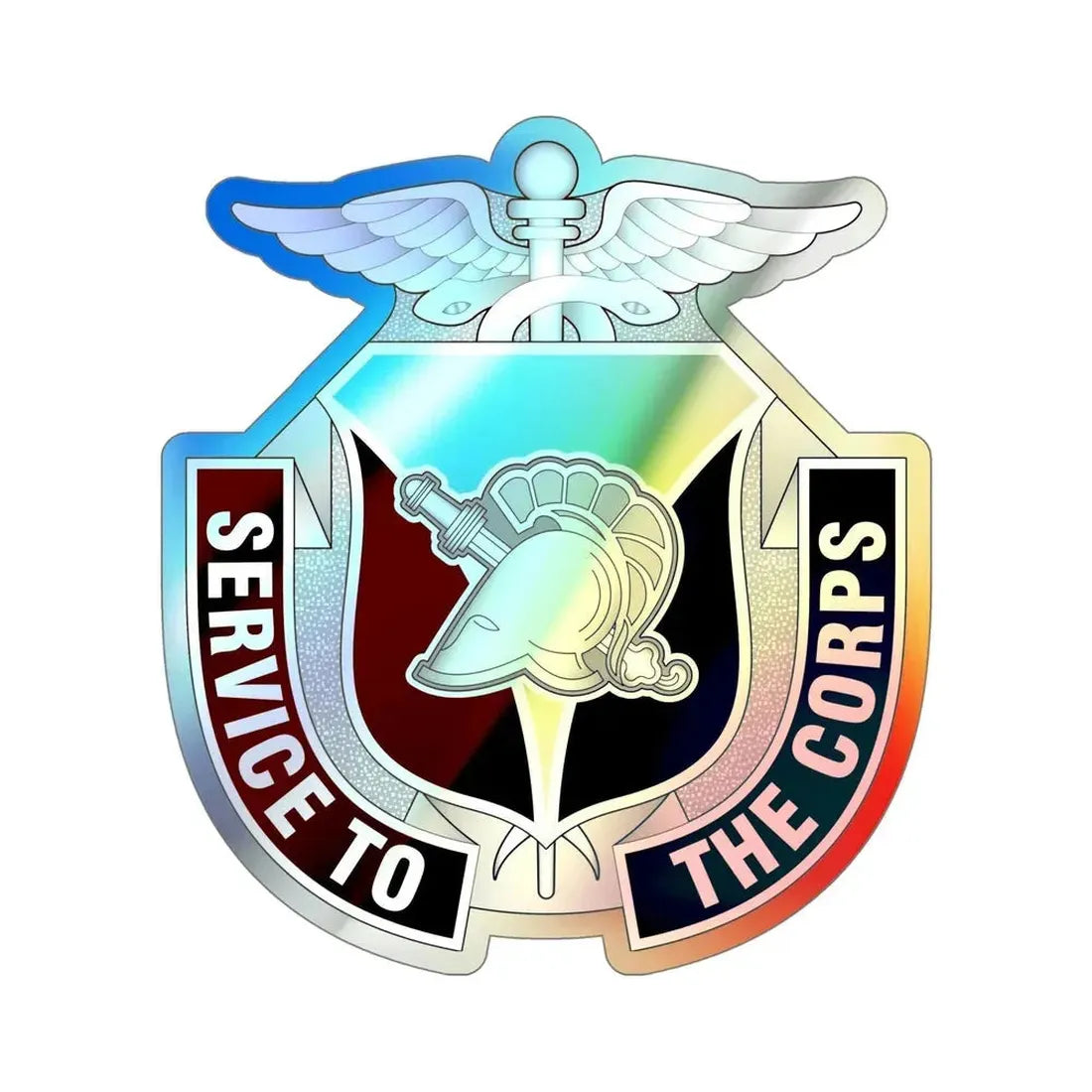 Dental Health Activity West Point (U.S. Army) Holographic STICKER Die-Cut Vinyl Decal 6 Inch Holographic - The Sticker Space