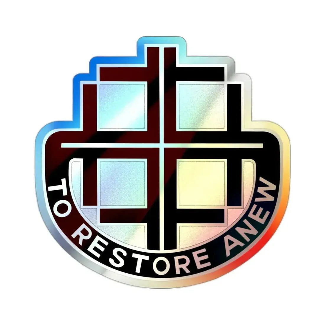 Dental Laboratory Alameda (U.S. Army) Holographic STICKER Die-Cut Vinyl Decal - The Sticker Space