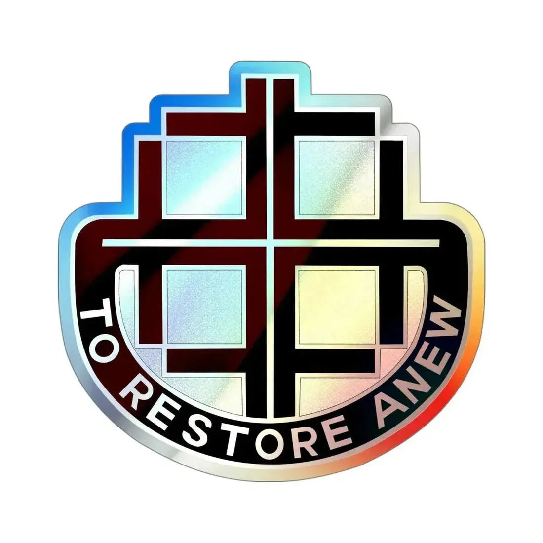 Dental Laboratory Alameda (U.S. Army) Holographic STICKER Die-Cut Vinyl Decal - The Sticker Space