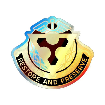 Dental Laboratory Fort Sam Houston (U.S. Army) Holographic STICKER Die-Cut Vinyl Decal 3 Inch Holographic - The Sticker Space