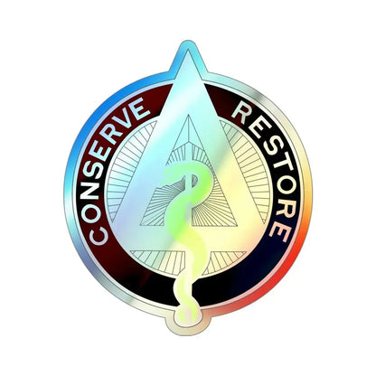 Dental Laboratory Walter Reed Medical Center (U.S. Army) Holographic STICKER Die-Cut Vinyl Decal 5 Inch Holographic - The Sticker Space