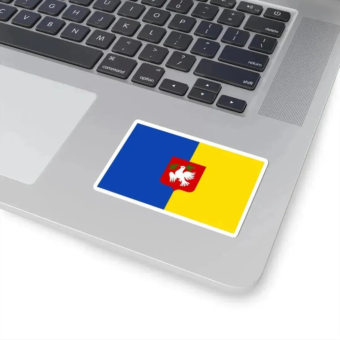 Dentergem vlag (Belgium) STICKER Vinyl Kiss-Cut Decal - The Sticker Space