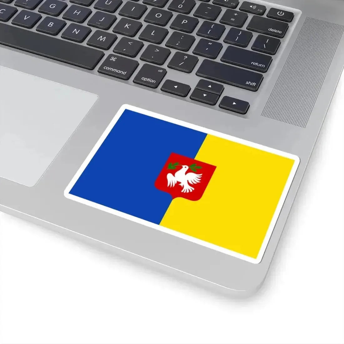 Dentergem vlag (Belgium) STICKER Vinyl Kiss-Cut Decal - The Sticker Space