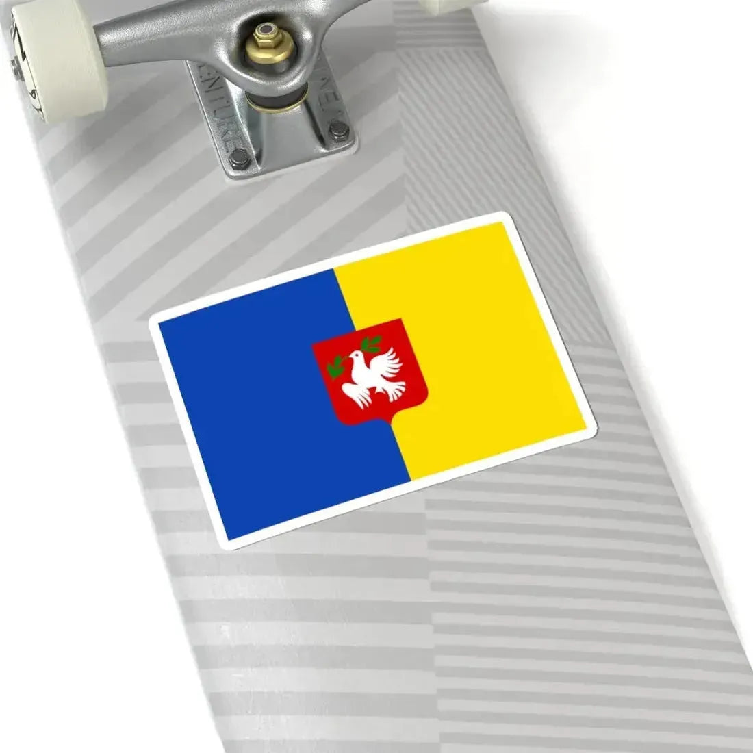 Dentergem vlag (Belgium) STICKER Vinyl Kiss-Cut Decal - The Sticker Space