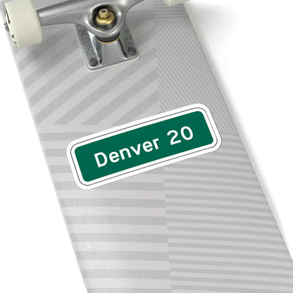 Denver 20 MUTCD D2-1 (Colorado) (Road Sign) STICKER Vinyl Kiss-Cut Decal - The Sticker Space