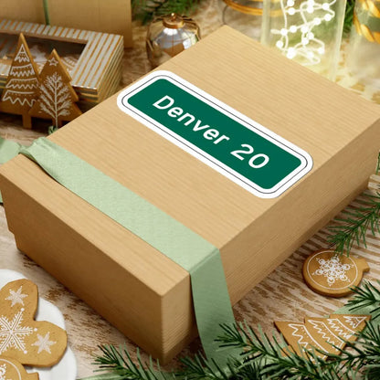 Denver 20 MUTCD D2-1 (Colorado) (Road Sign) STICKER Vinyl Kiss-Cut Decal - The Sticker Space