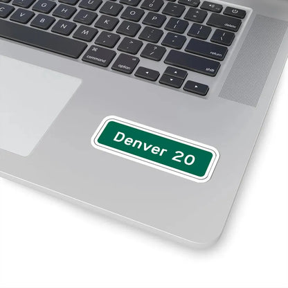 Denver 20 MUTCD D2-1 (Colorado) (Road Sign) STICKER Vinyl Kiss-Cut Decal - The Sticker Space