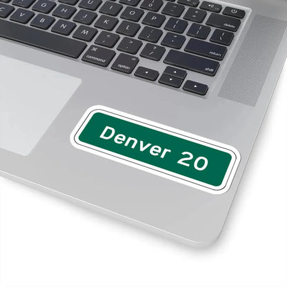 Denver 20 MUTCD D2-1 (Colorado) (Road Sign) STICKER Vinyl Kiss-Cut Decal - The Sticker Space
