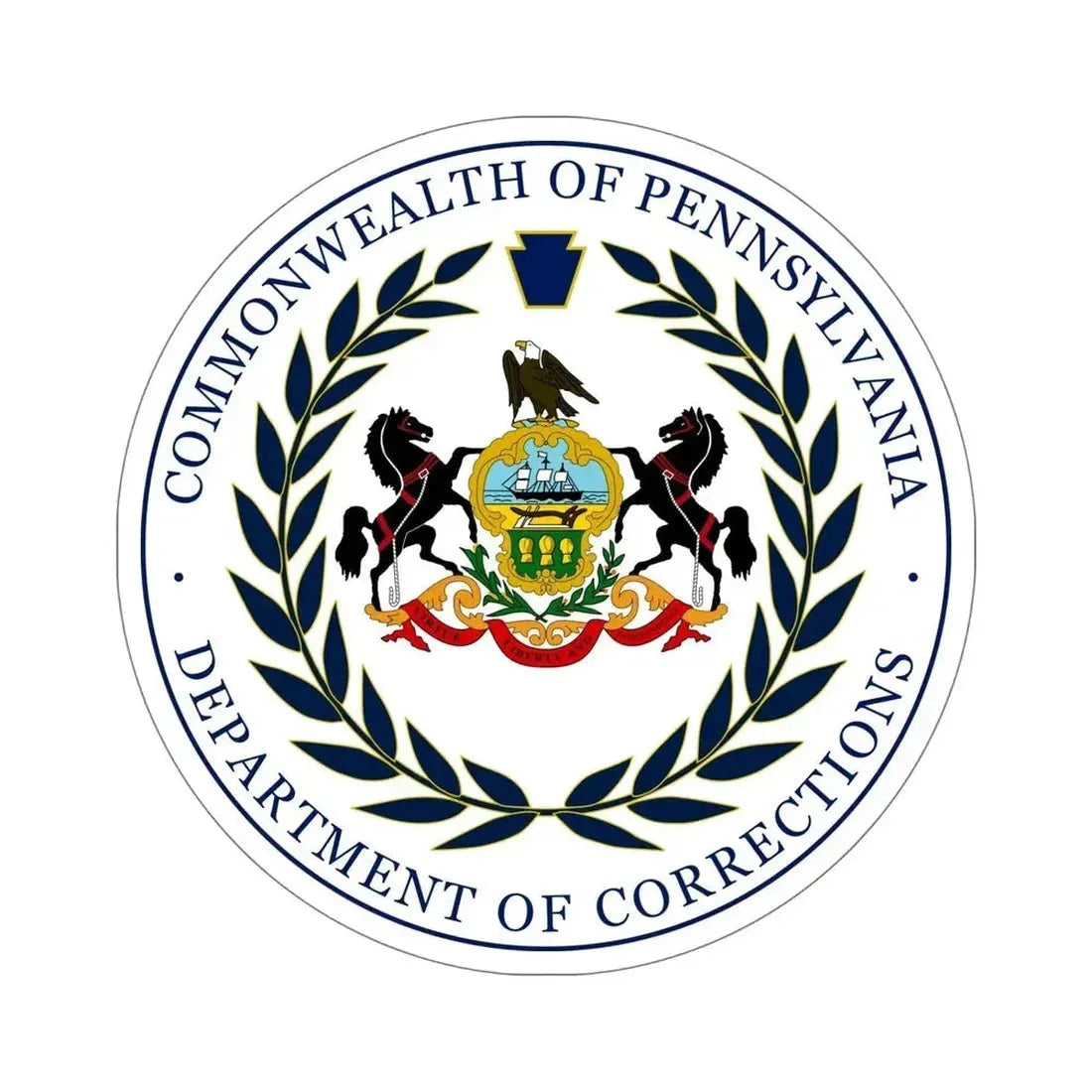 Department of Corrections of Pennsylvania STICKER Vinyl Die-Cut Decal - The Sticker Space