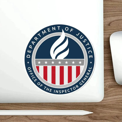 Department of Justice Office of the Inspector General STICKER Vinyl Die-Cut Decal - The Sticker Space
