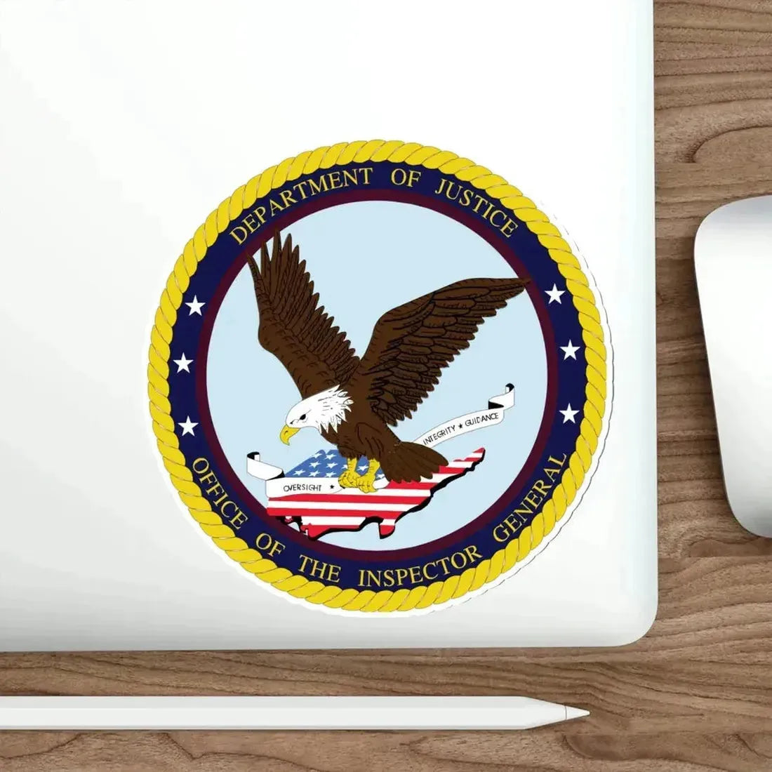 Department of Justice Office of the Inspector General v2 STICKER Vinyl Die-Cut Decal - The Sticker Space