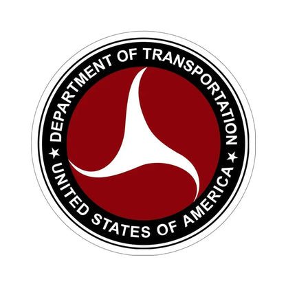 Department of Transportation 1980 STICKER Vinyl Die-Cut Decal - The Sticker Space