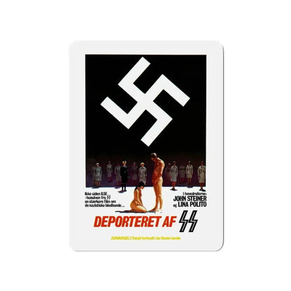 DEPORTED WOMEN OF THE SS SPECIAL SECTION (DANISH) 1976 Movie Poster - Refrigerator Magnet - The Sticker Space