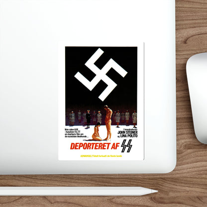 DEPORTED WOMEN OF THE SS SPECIAL SECTION (DANISH) 1976 Movie Poster STICKER Vinyl Die-Cut Decal-The Sticker Space