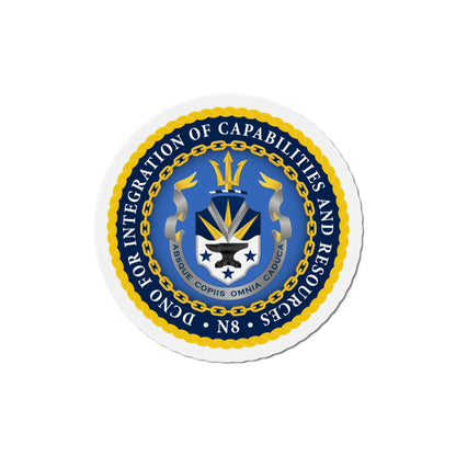 Deputy Chief of Naval Operations for Integration of Capabilities and Resources N8 (U.S. Navy) Die-Cut Magnet-6 × 6"-The Sticker Space